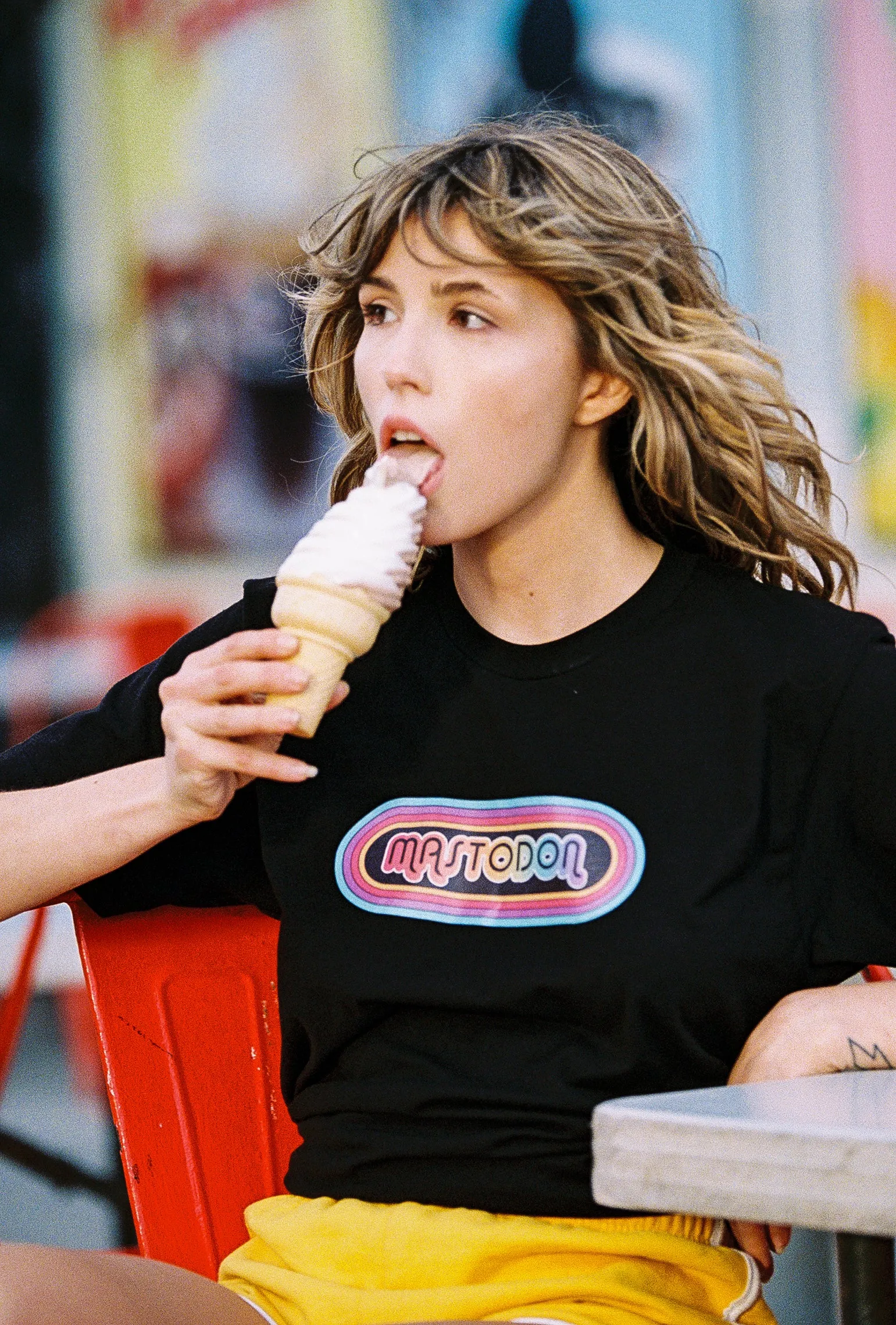 70's Rainbow Logo Tee