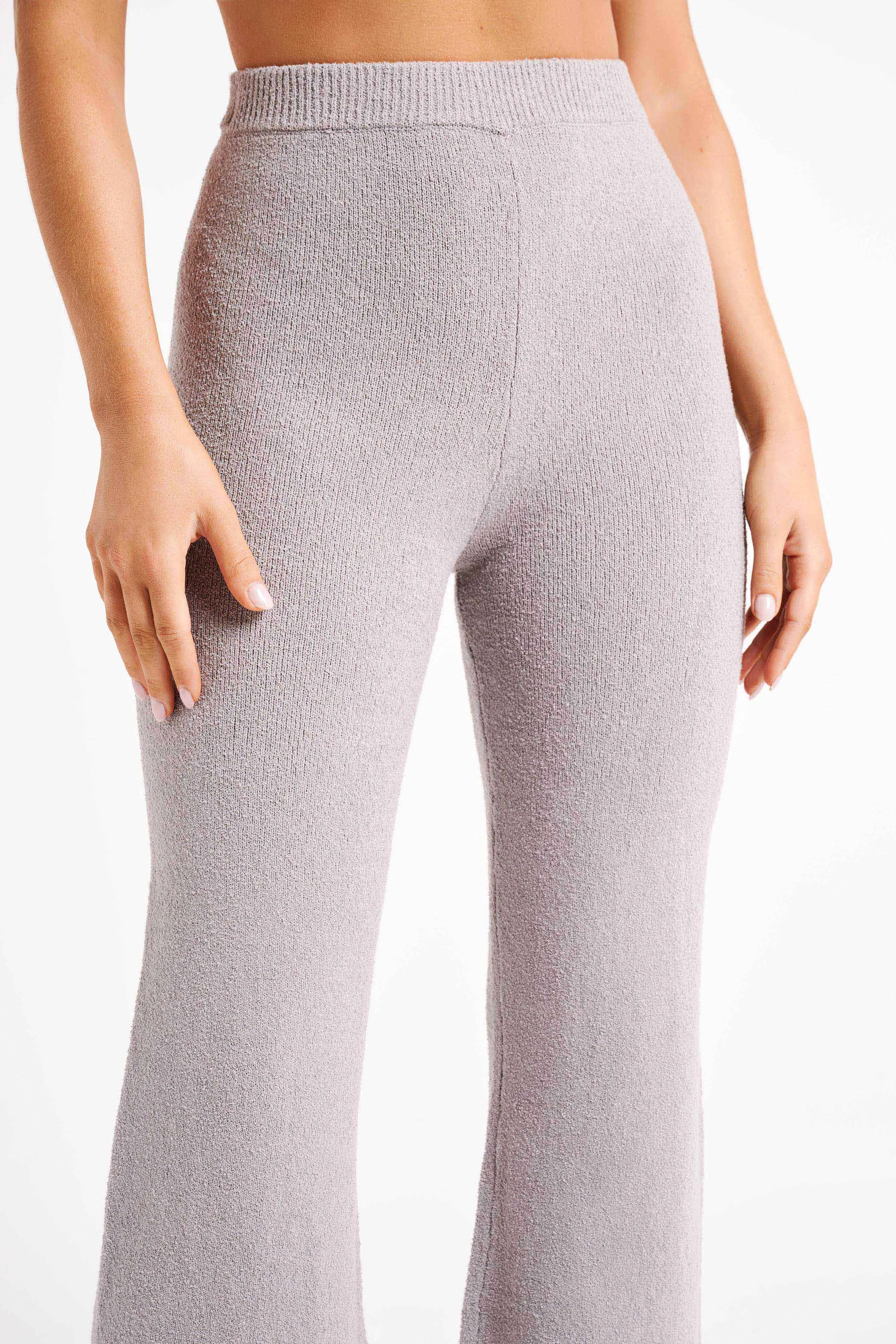 Angelina Knit Pants - Grey Marle