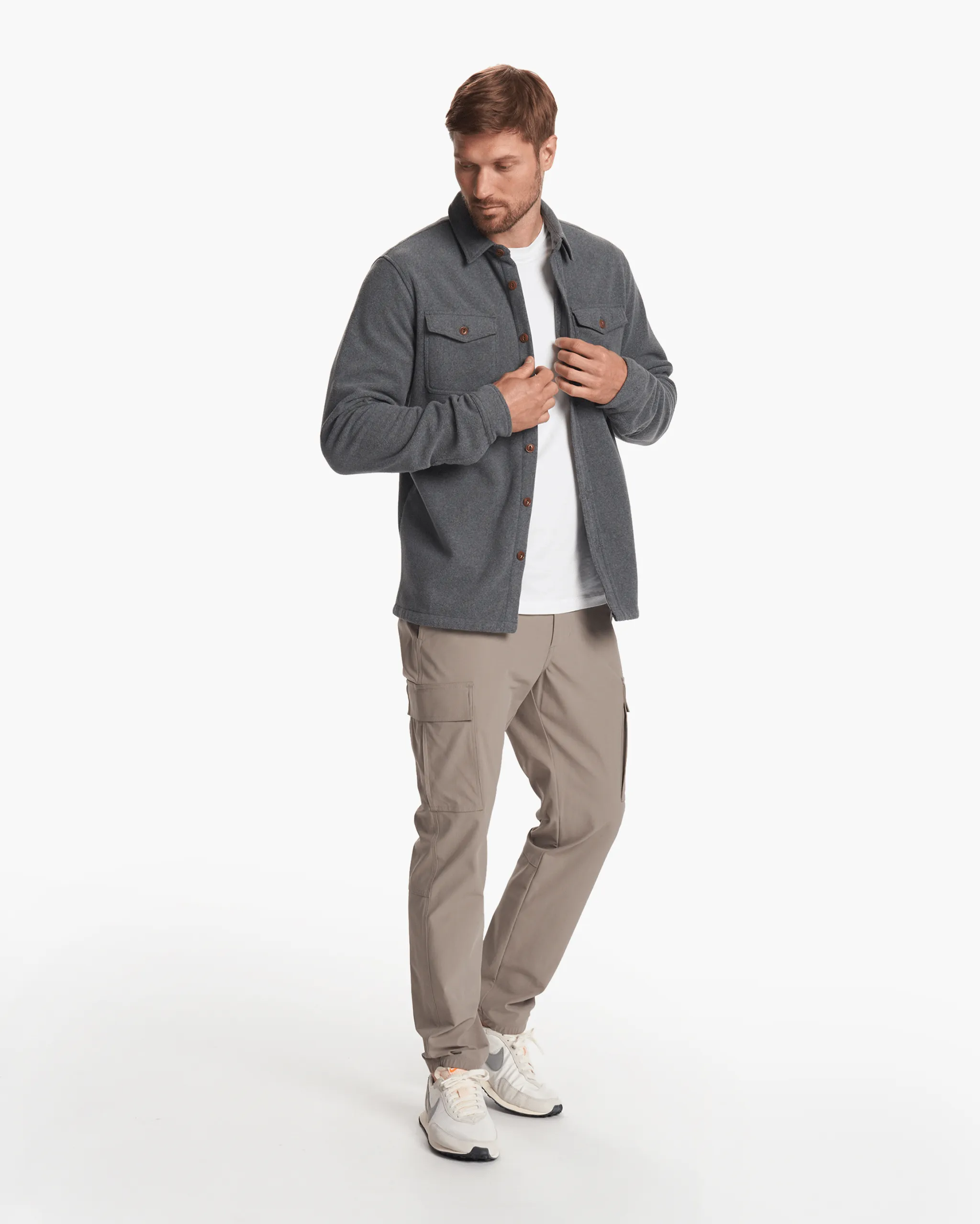 Aspen Shirt Jacket - Heather Grey