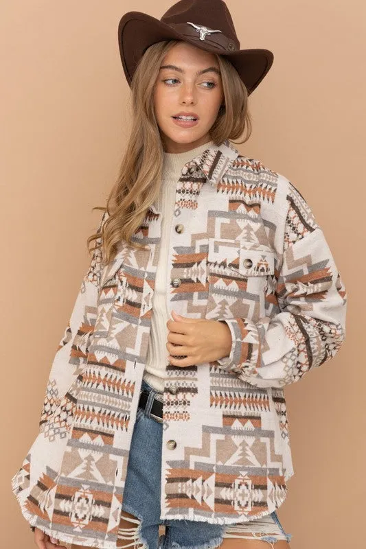 Aztec Western Shacket