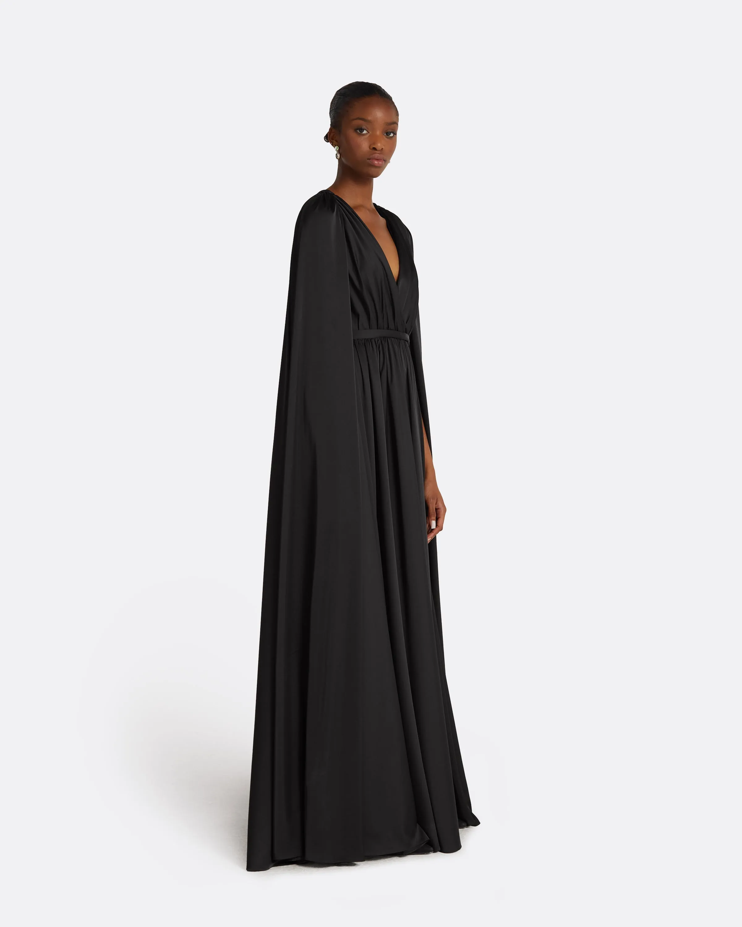 Bianca Black Long Dress