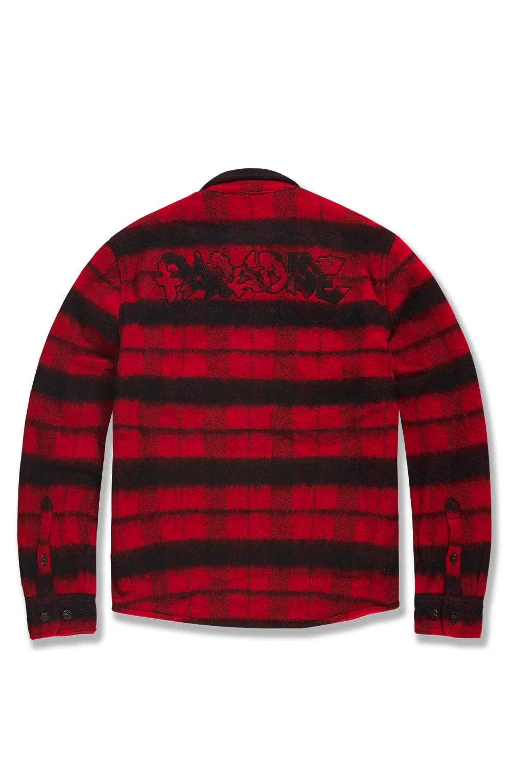 Big Men's Vandal Flannel Shacket (Buffalo Plaid)