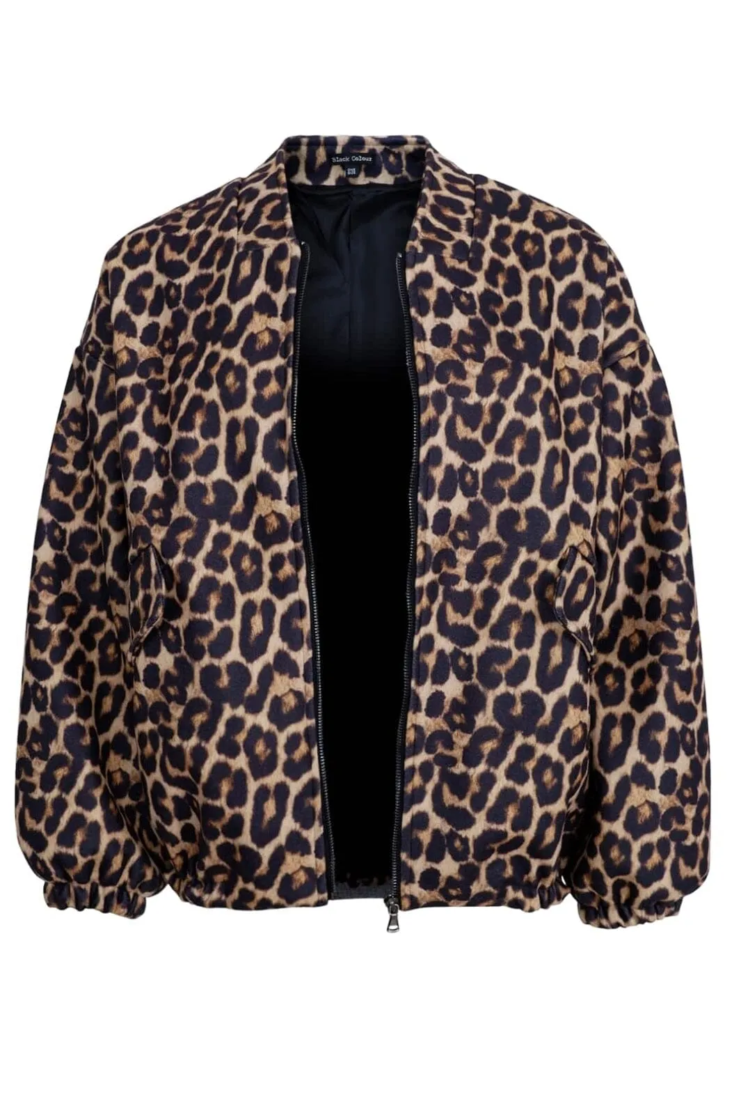 Black Colour - Bccleo Bomber Jacket 40846 - Leopard