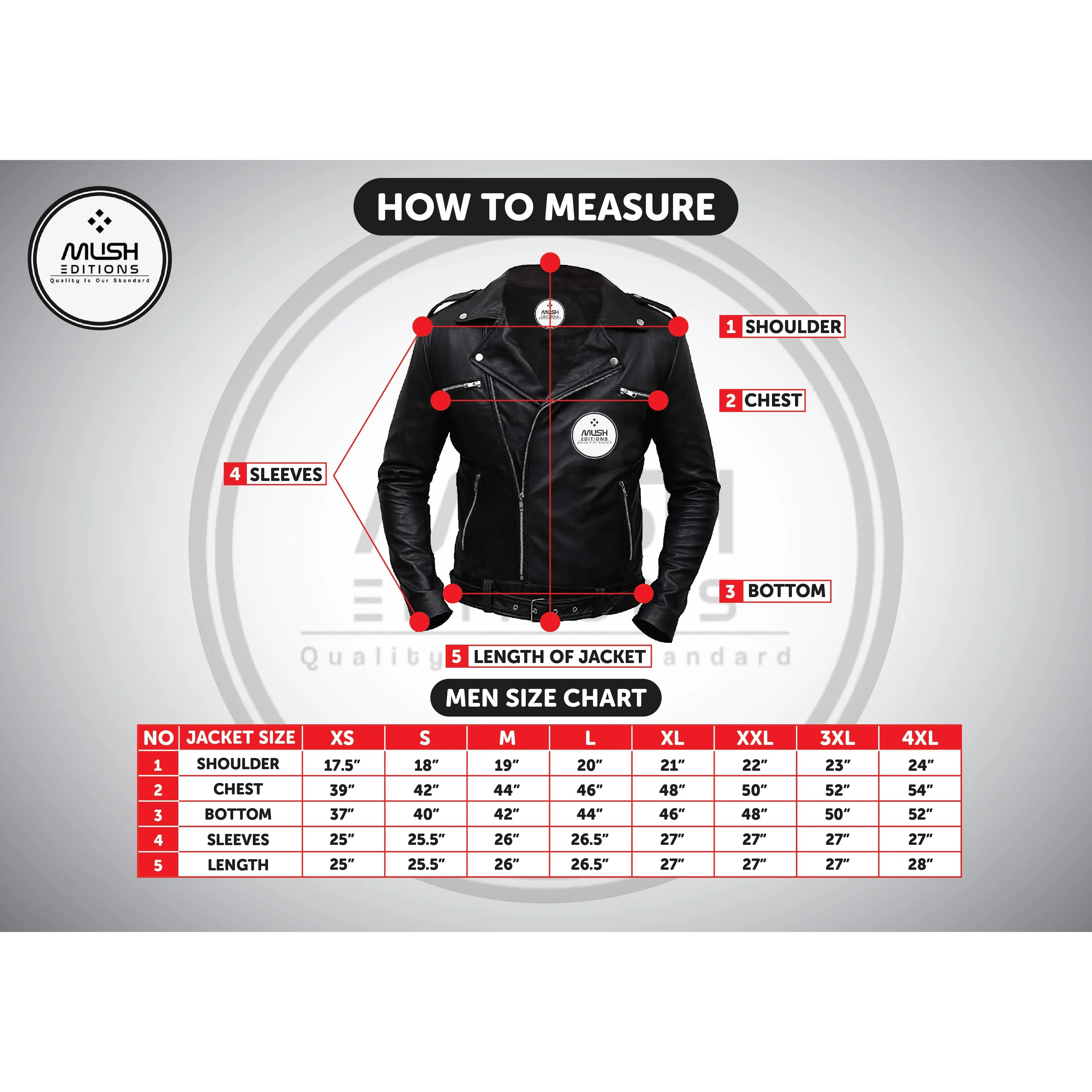 Black Slim Fit Biker Leather Men Jacket