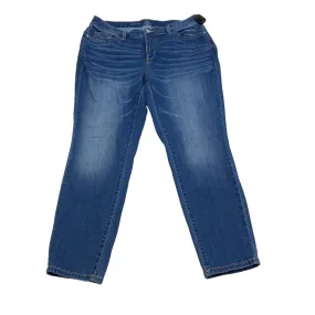 Blue Denim Jeans Skinny St Johns Bay, Size 14