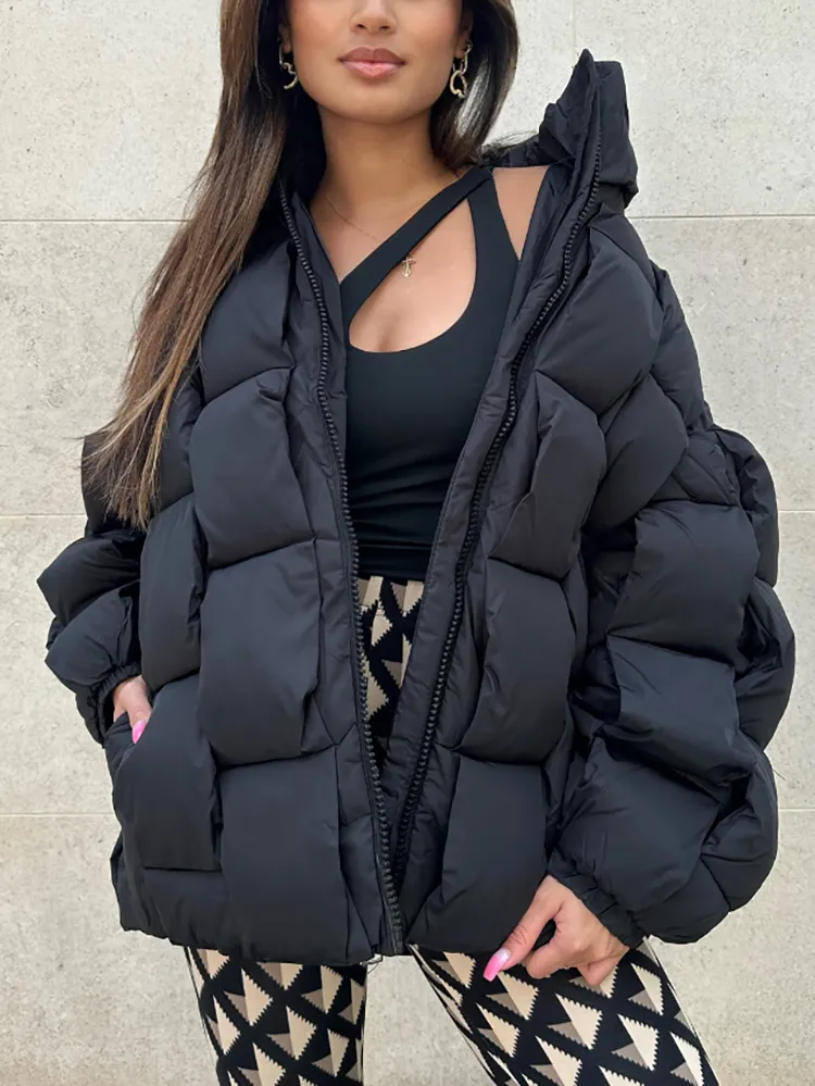 Braid Puffer Jacket