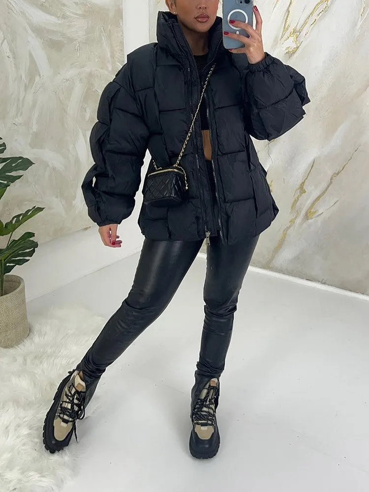 Braid Puffer Jacket