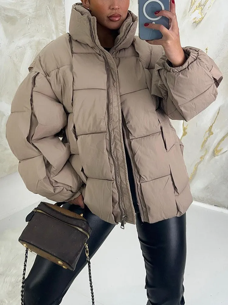 Braid Puffer Jacket