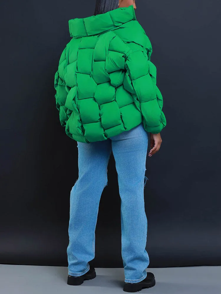 Braid Puffer Jacket