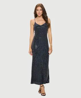 Camisole Sequin V-Neck Sequin Maxi Dress