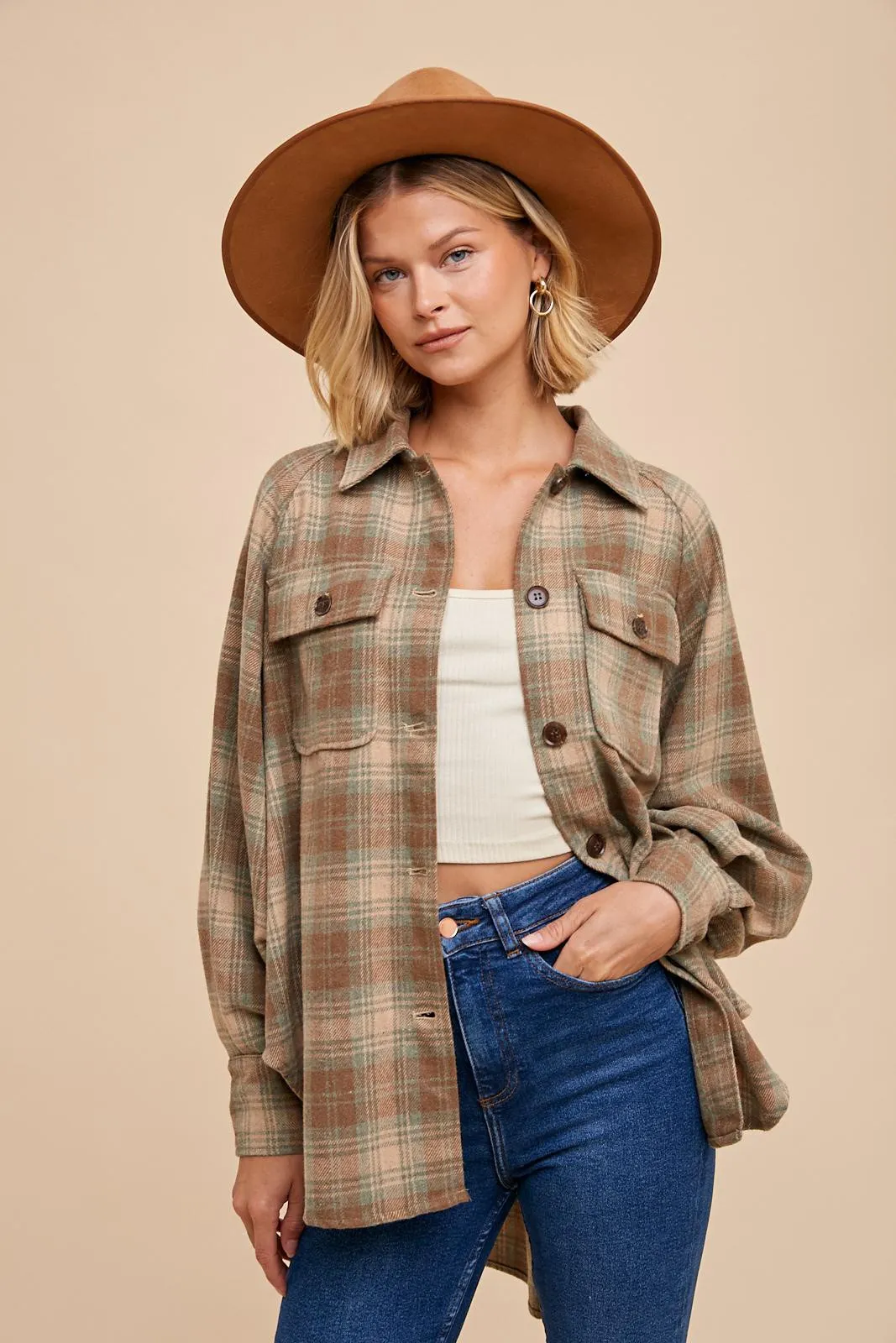 Christie Oversized Flannel Shirt