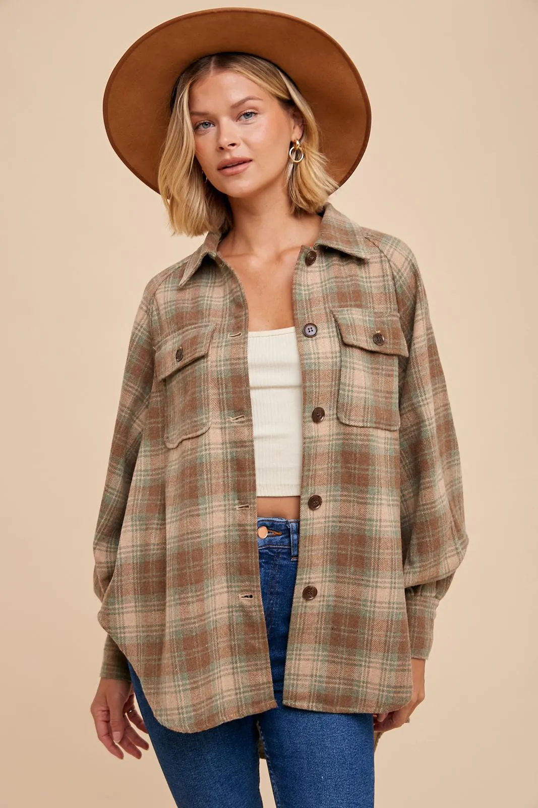 Christie Oversized Flannel Shirt