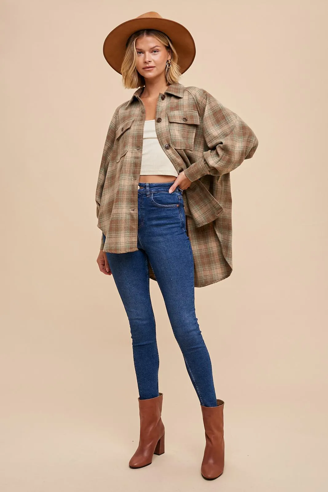 Christie Oversized Flannel Shirt