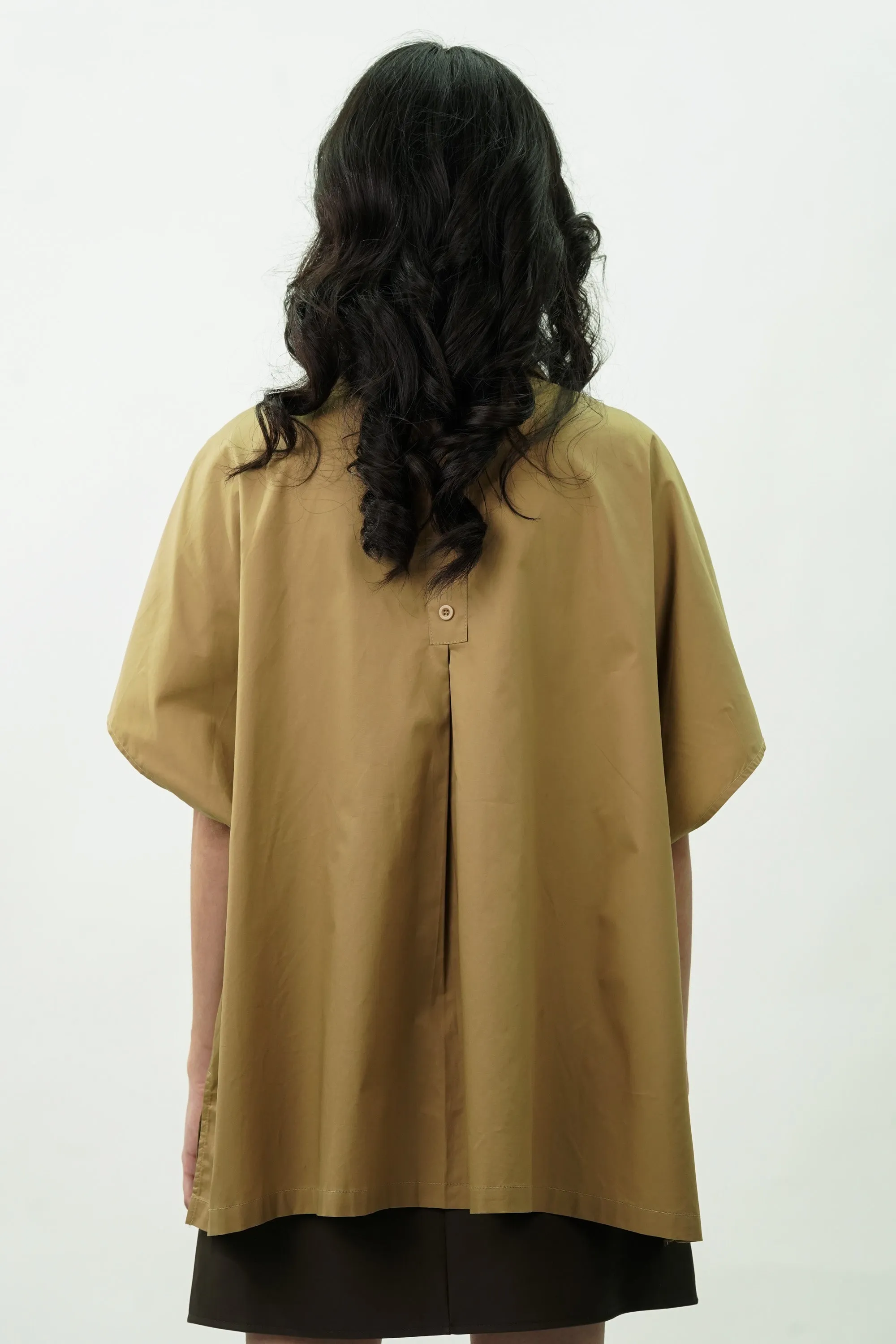 CLAY CASCADE OVERSIZED SHIRT