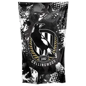 COLLINGWOOD MAGPIES CAPE FLAG