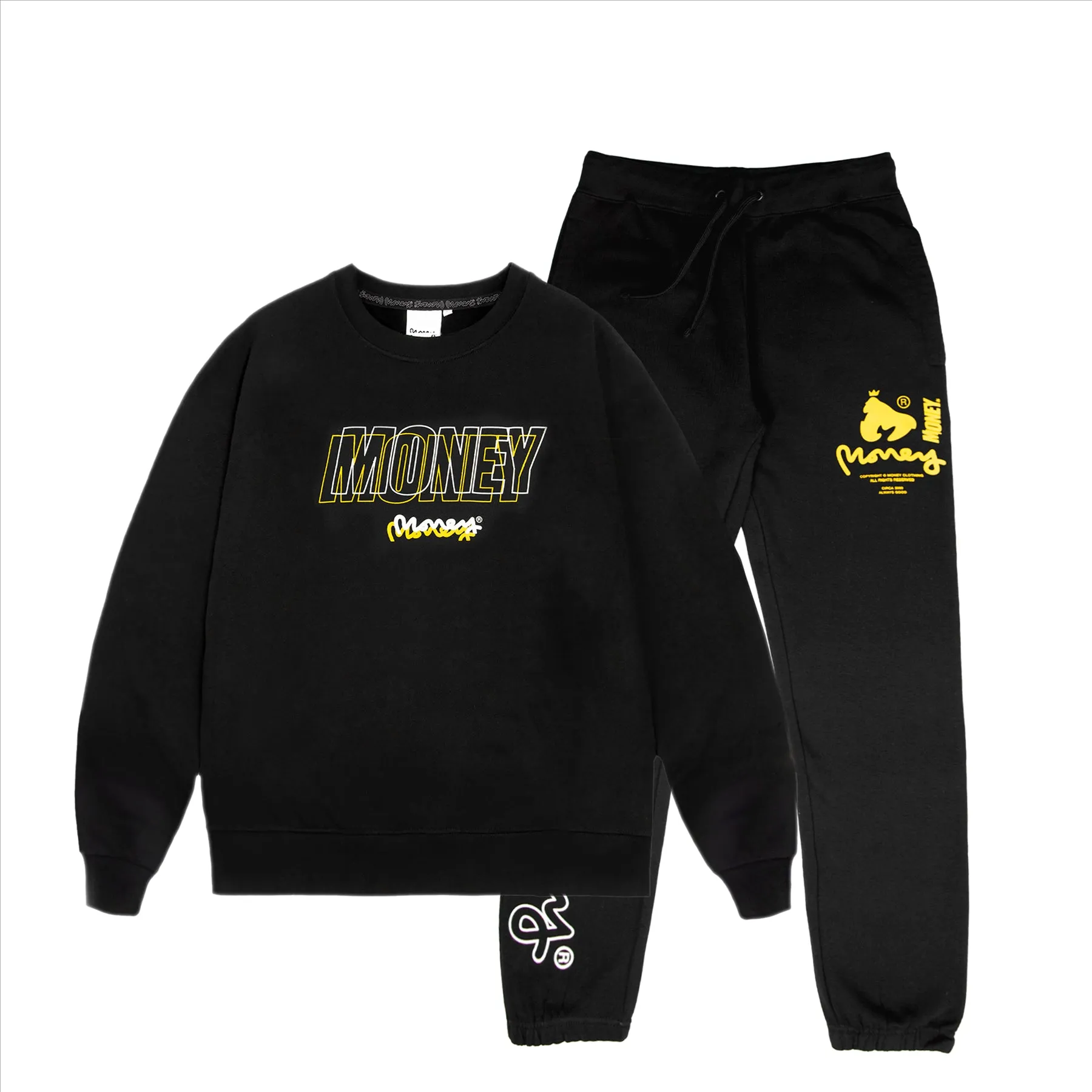 Compound Crew Tracksuit Black