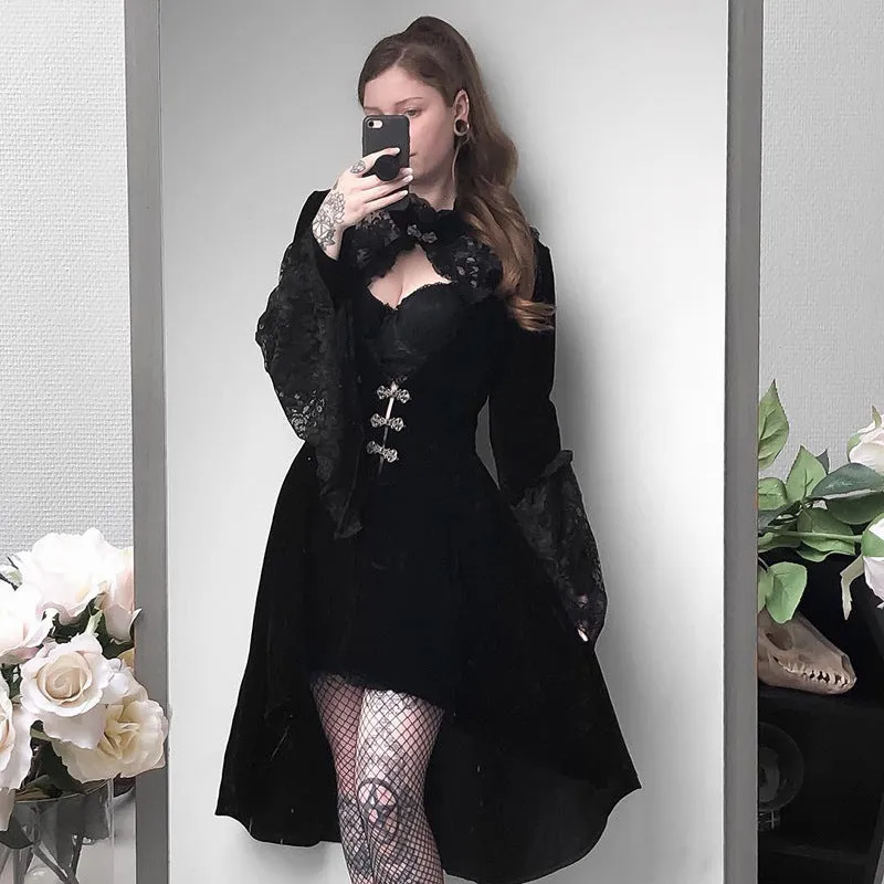 Dark Muse Queen Midi Dress