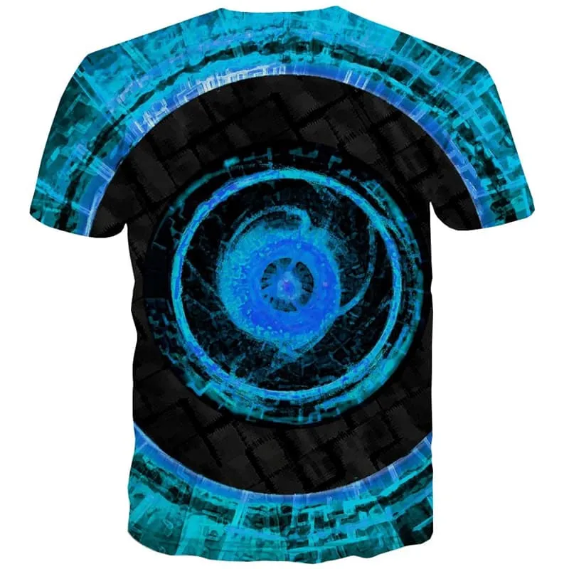 Dizziness T-shirt Men Technology Tshirts Cool Metal Tshirt Printed Graffiti Shirt Print