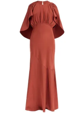 Eden Cape Sleeve Maxi Dress