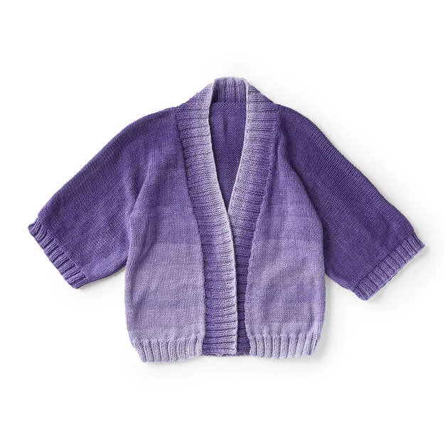 Free Knit Kimono Style Jacket Pattern