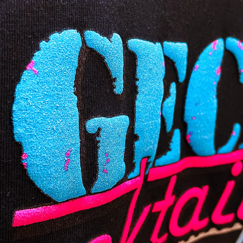 Gecko Cocktail Club Black Beach Tee