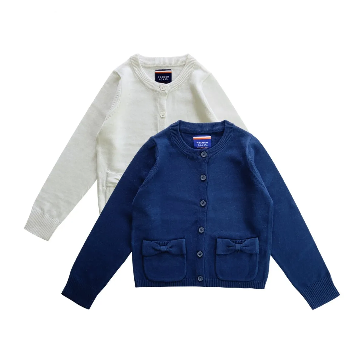 Girls Ruffle Collar Button Front Knit Cardigan Sweater | 4-16 Years