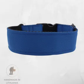 Handmade Dog Collar | Blue | Width: 15-20-25-30-40-50 mm