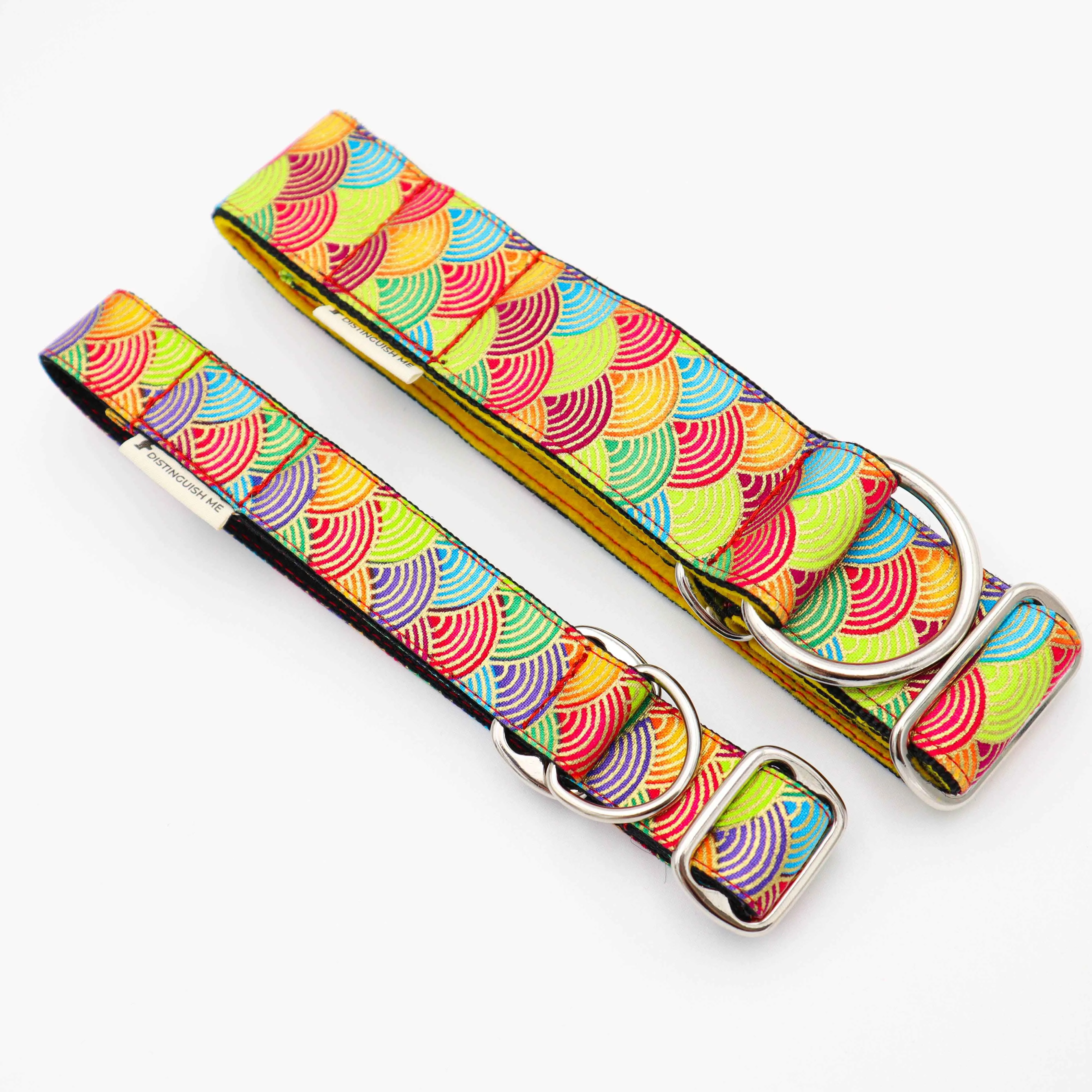 Handmade Dog Collar | Spring Colours | Width: 15-20-25-30-40 mm