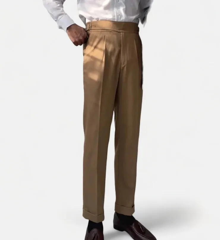 High waist gentleman trousers