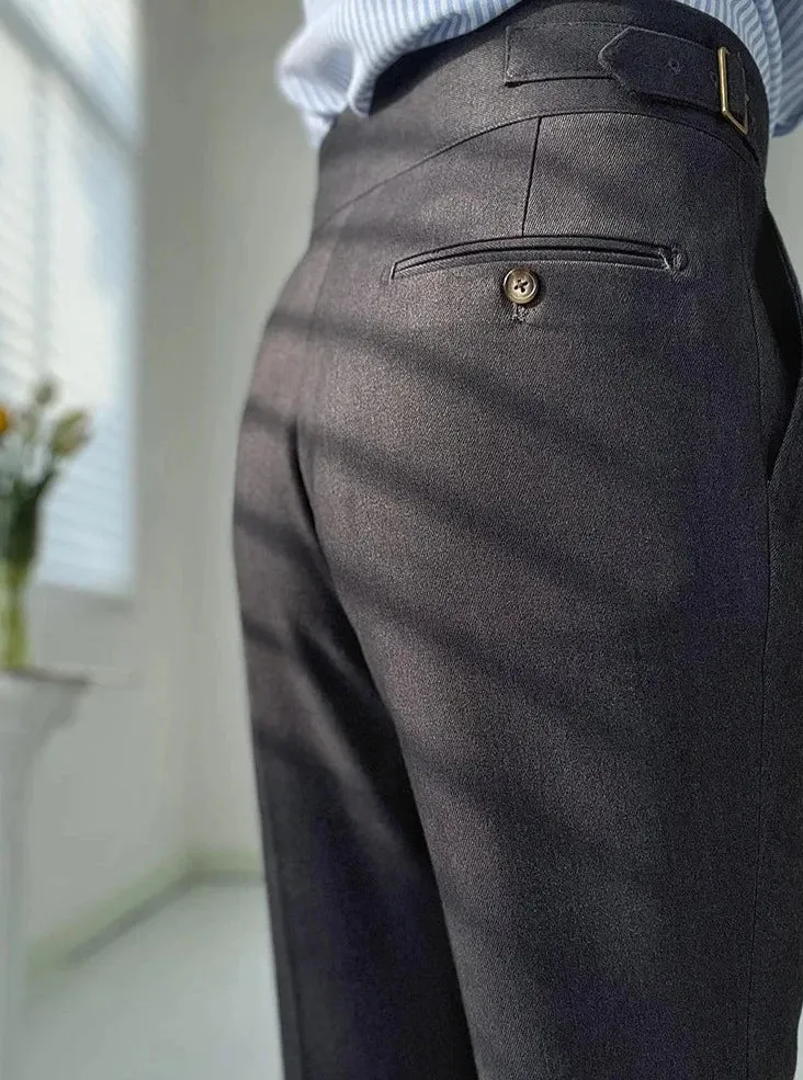 High waist gentleman trousers