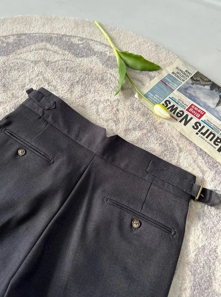 High waist gentleman trousers