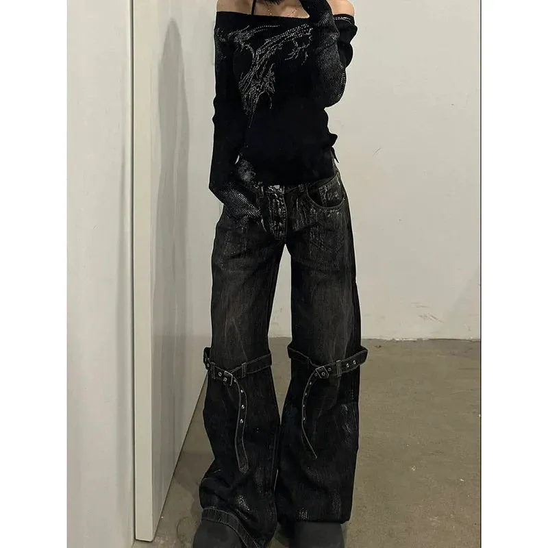 High Waist Hip Hop Pants for Halloween Gatherings