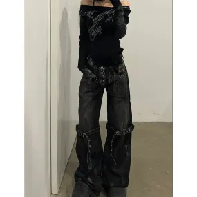 High Waist Hip Hop Pants for Halloween Gatherings