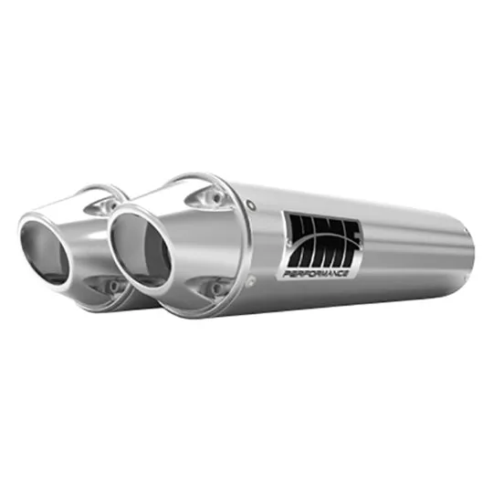 HMF Performance PERFORMANCE Series Slip-on Exhaust Fits Polaris - Center mount