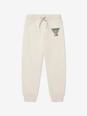 KENZO Boys Jungle Game Joggers in Ivory