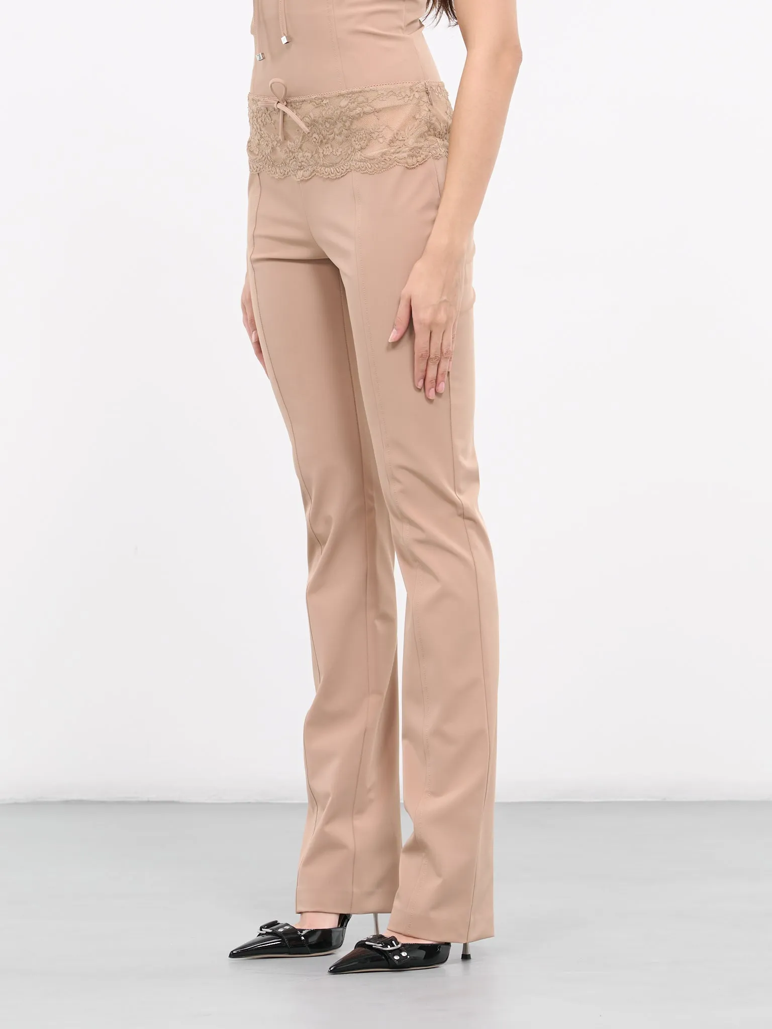 Lace Flounce Pants (2P115A-N0826-AMPHORA)