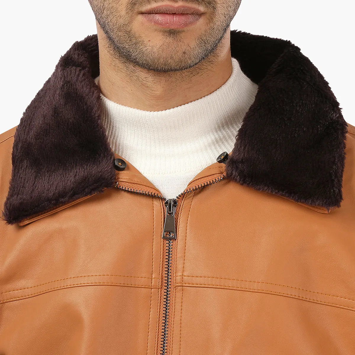 Leather Fur Jacket WAL