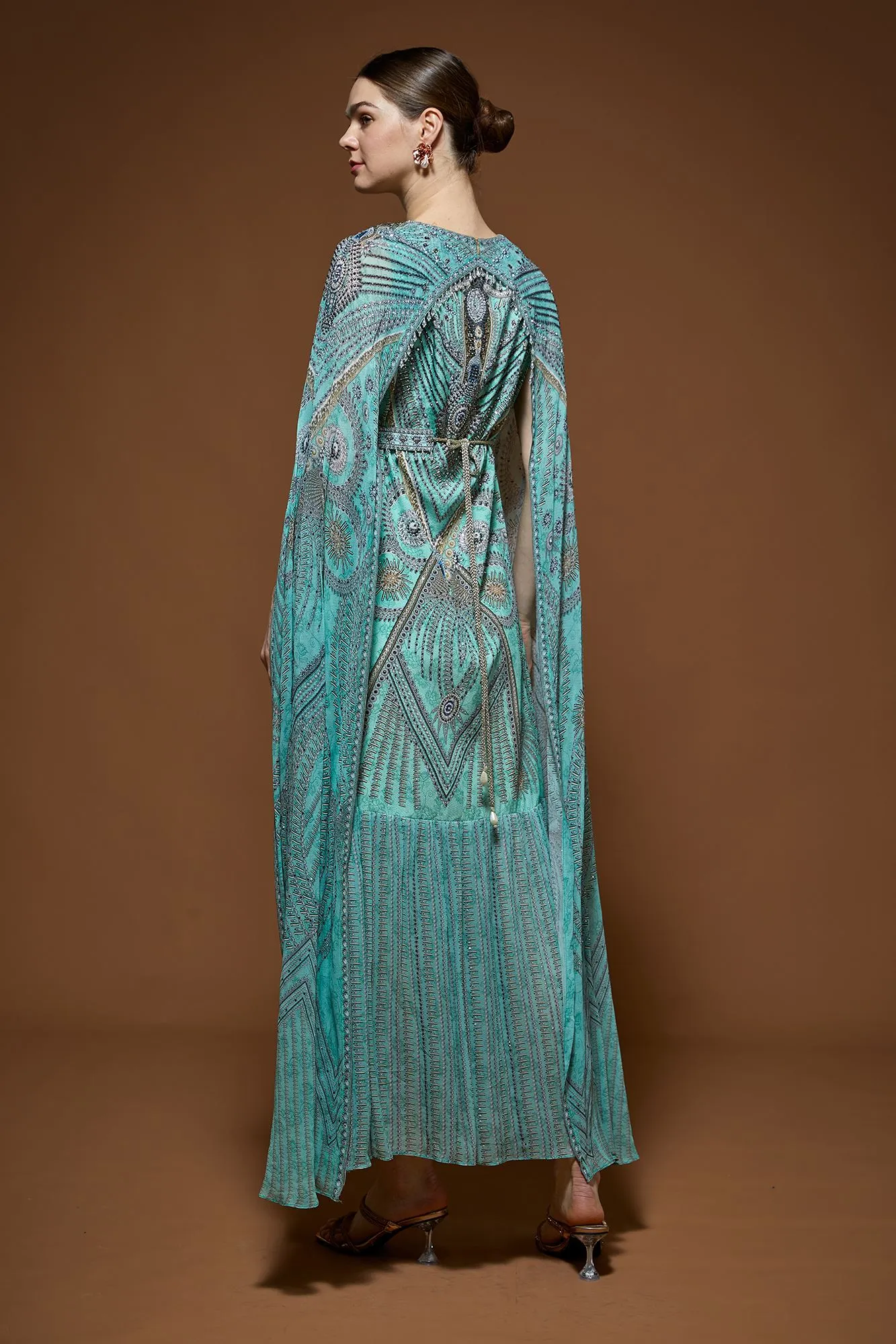 Light Aqua Kaftan