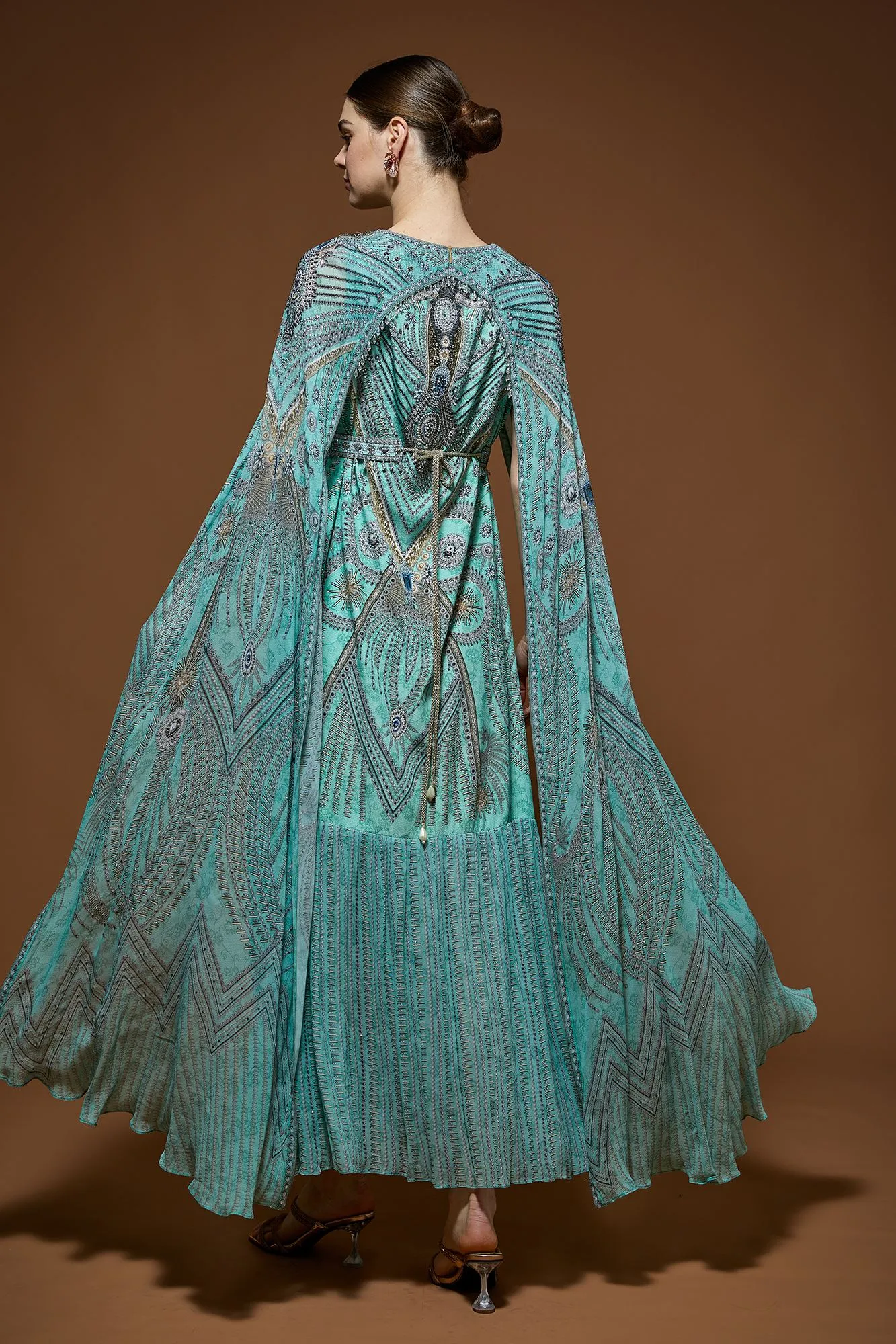 Light Aqua Kaftan