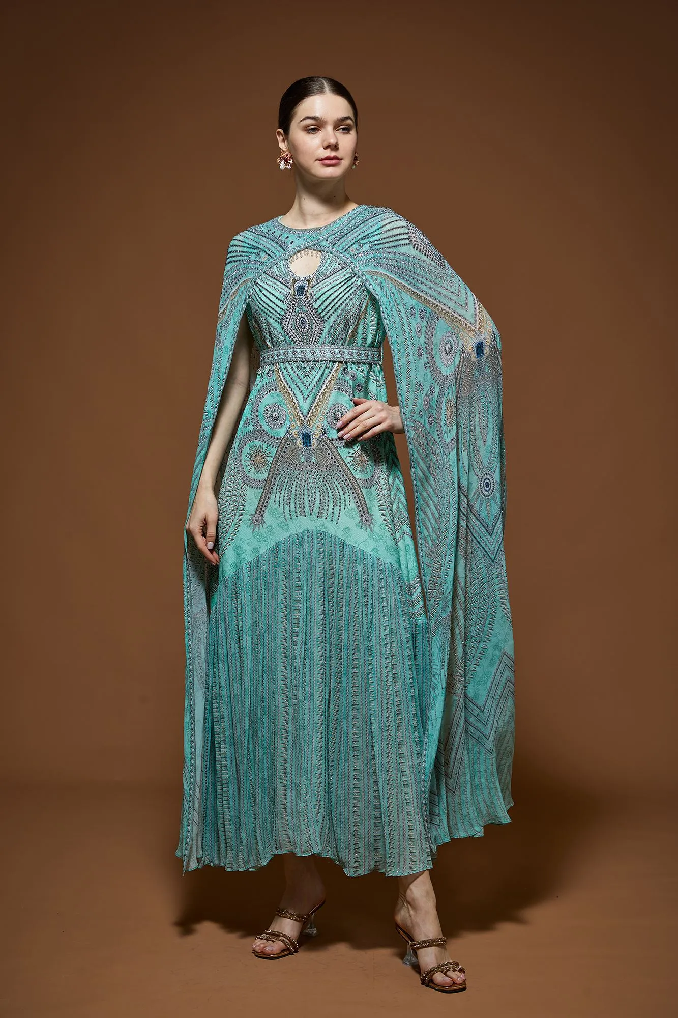 Light Aqua Kaftan