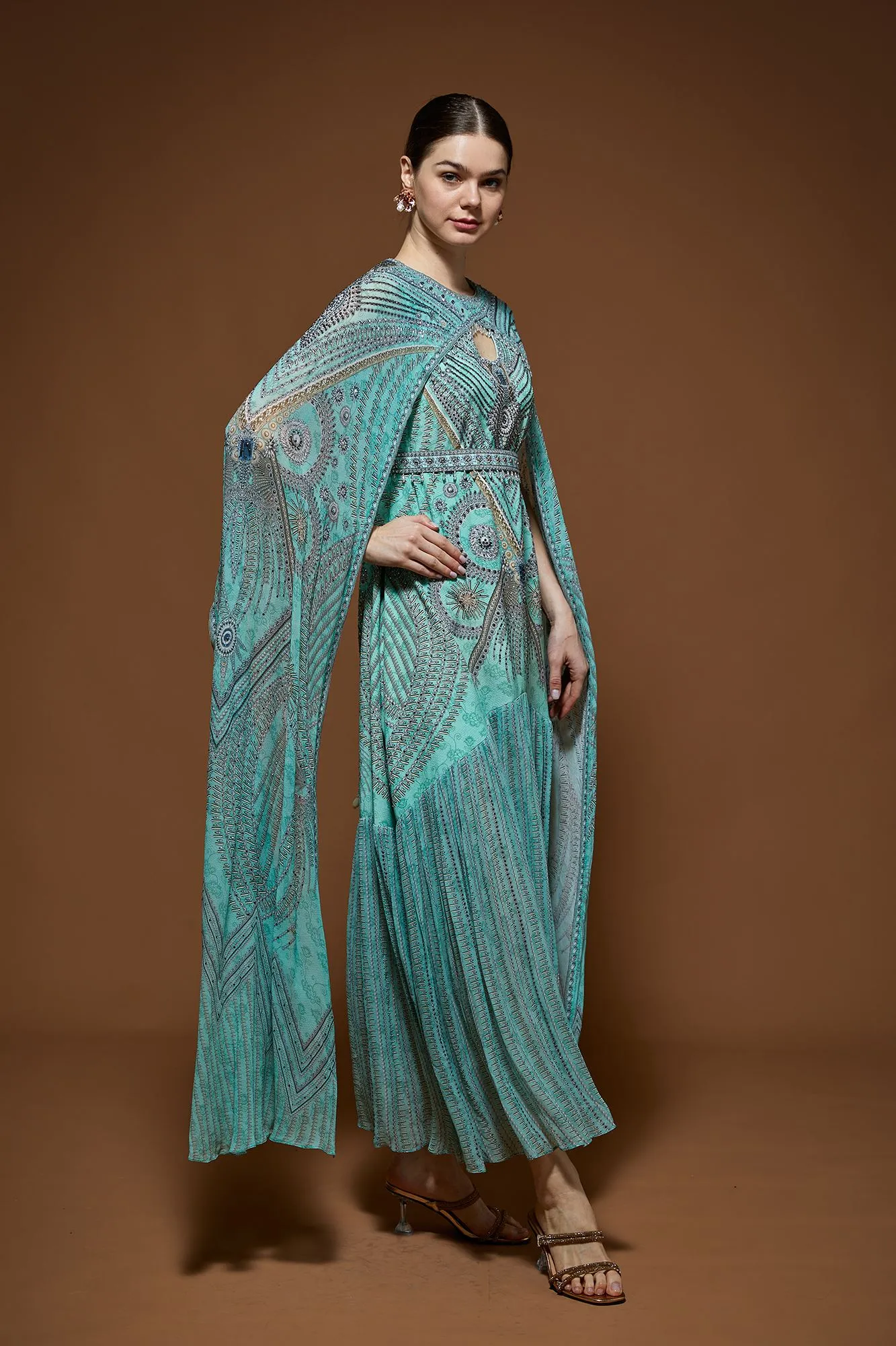 Light Aqua Kaftan