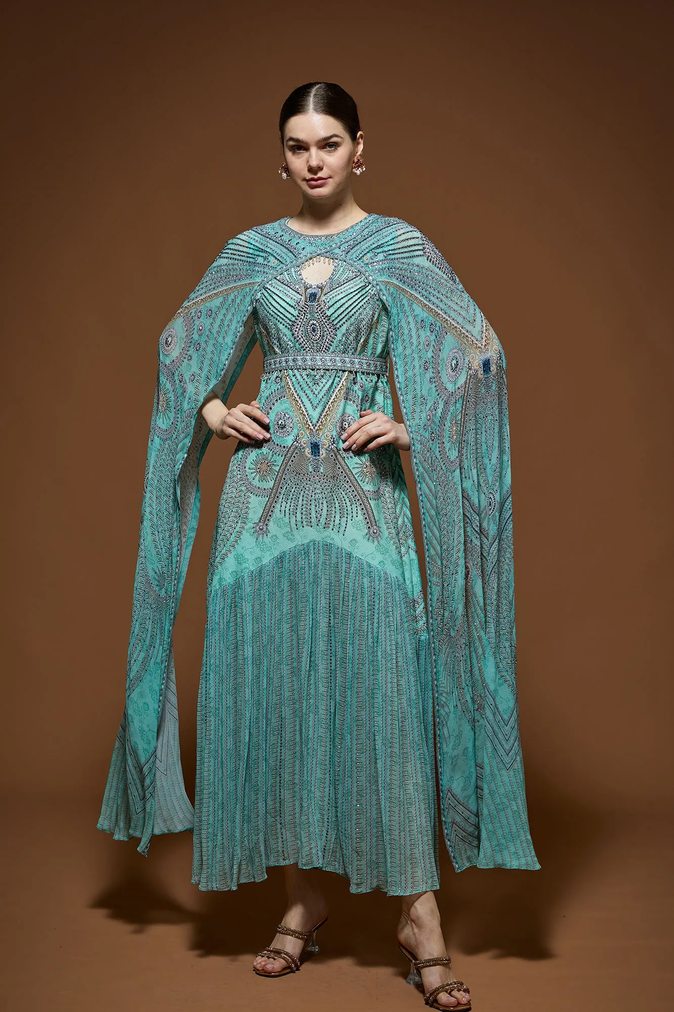 Light Aqua Kaftan