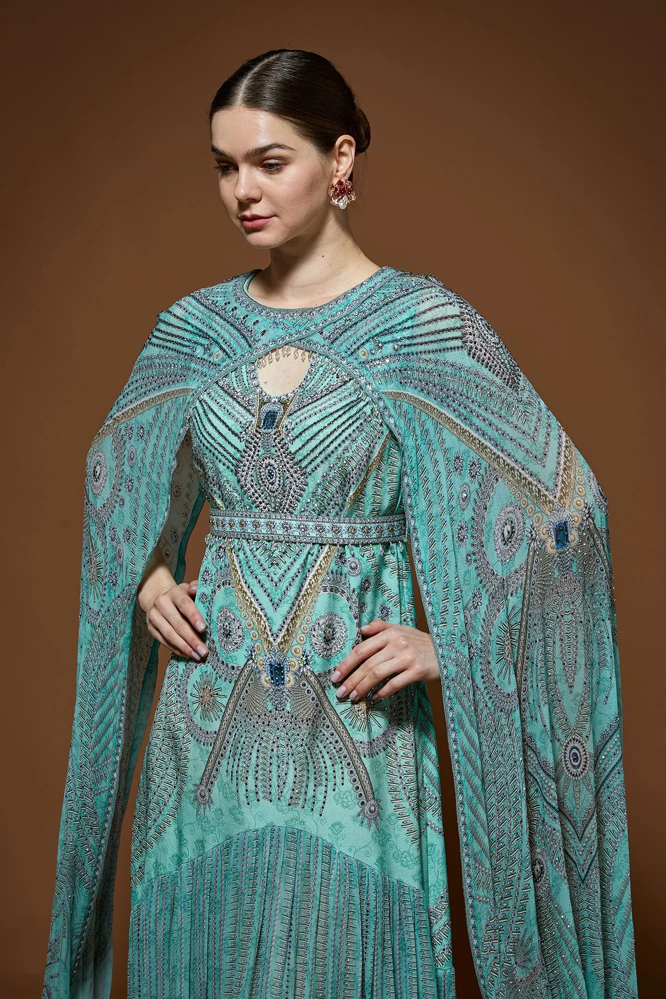 Light Aqua Kaftan