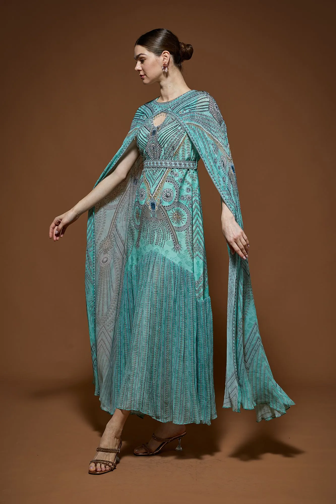 Light Aqua Kaftan