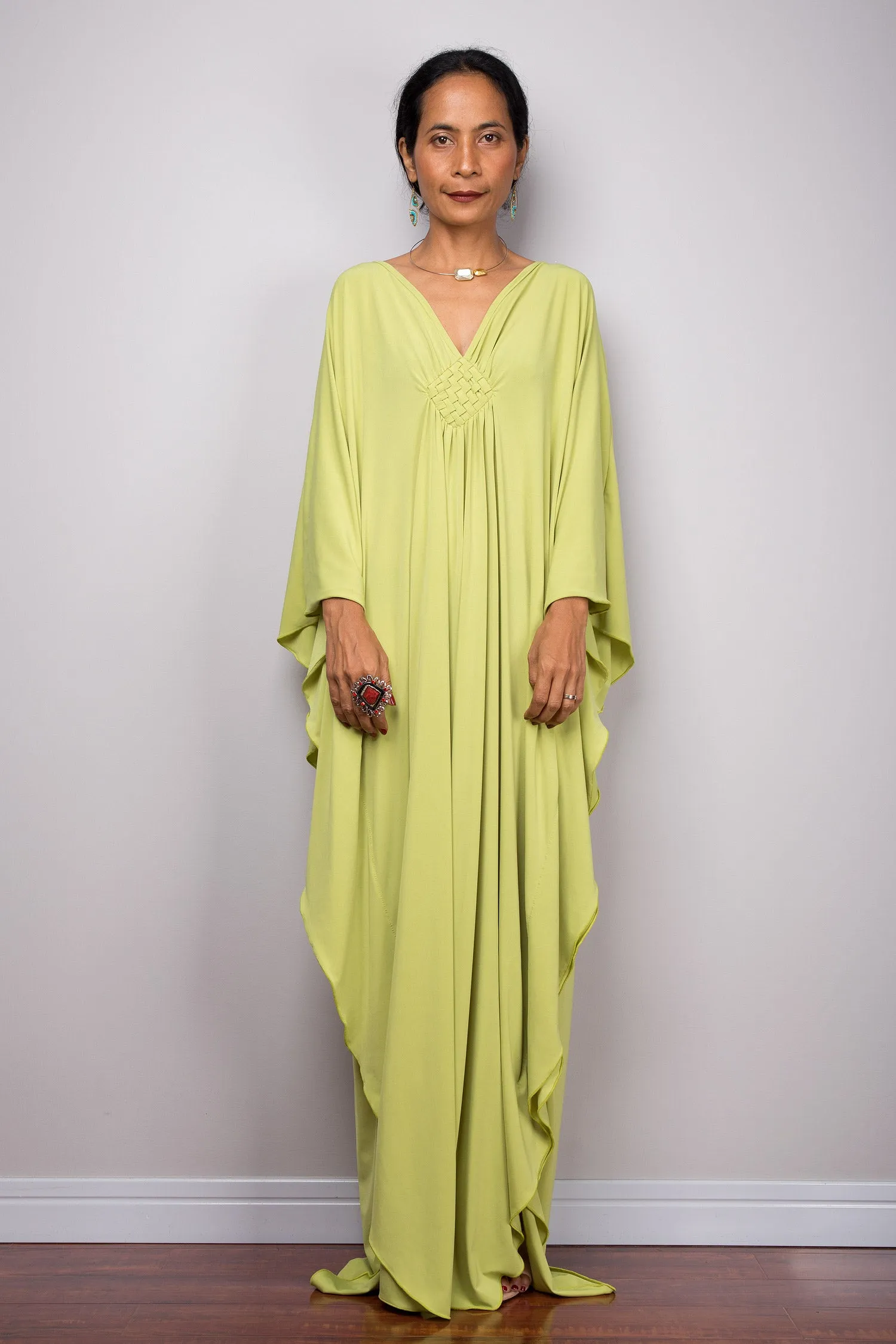 Lime green kaftan