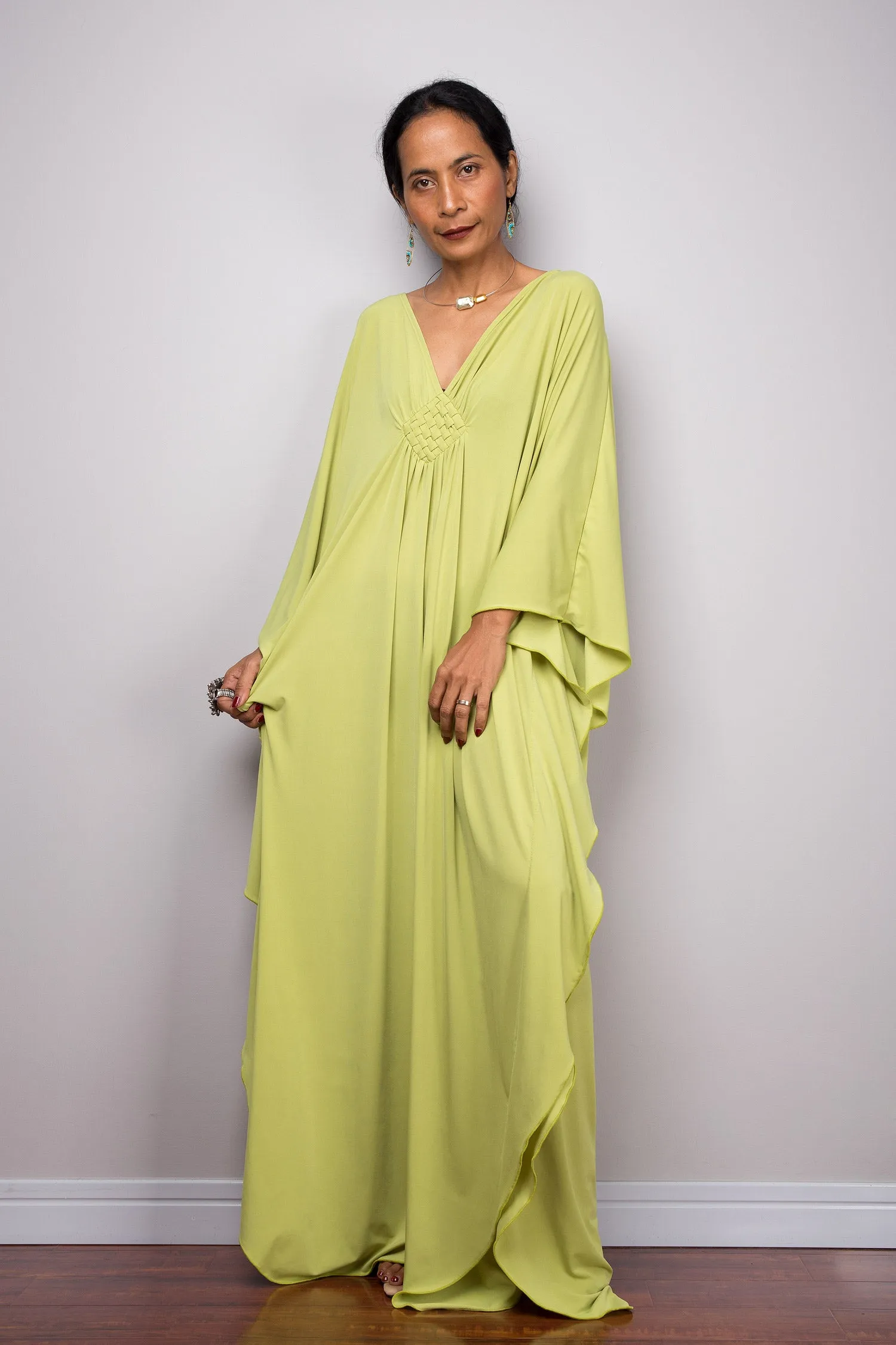 Lime green kaftan