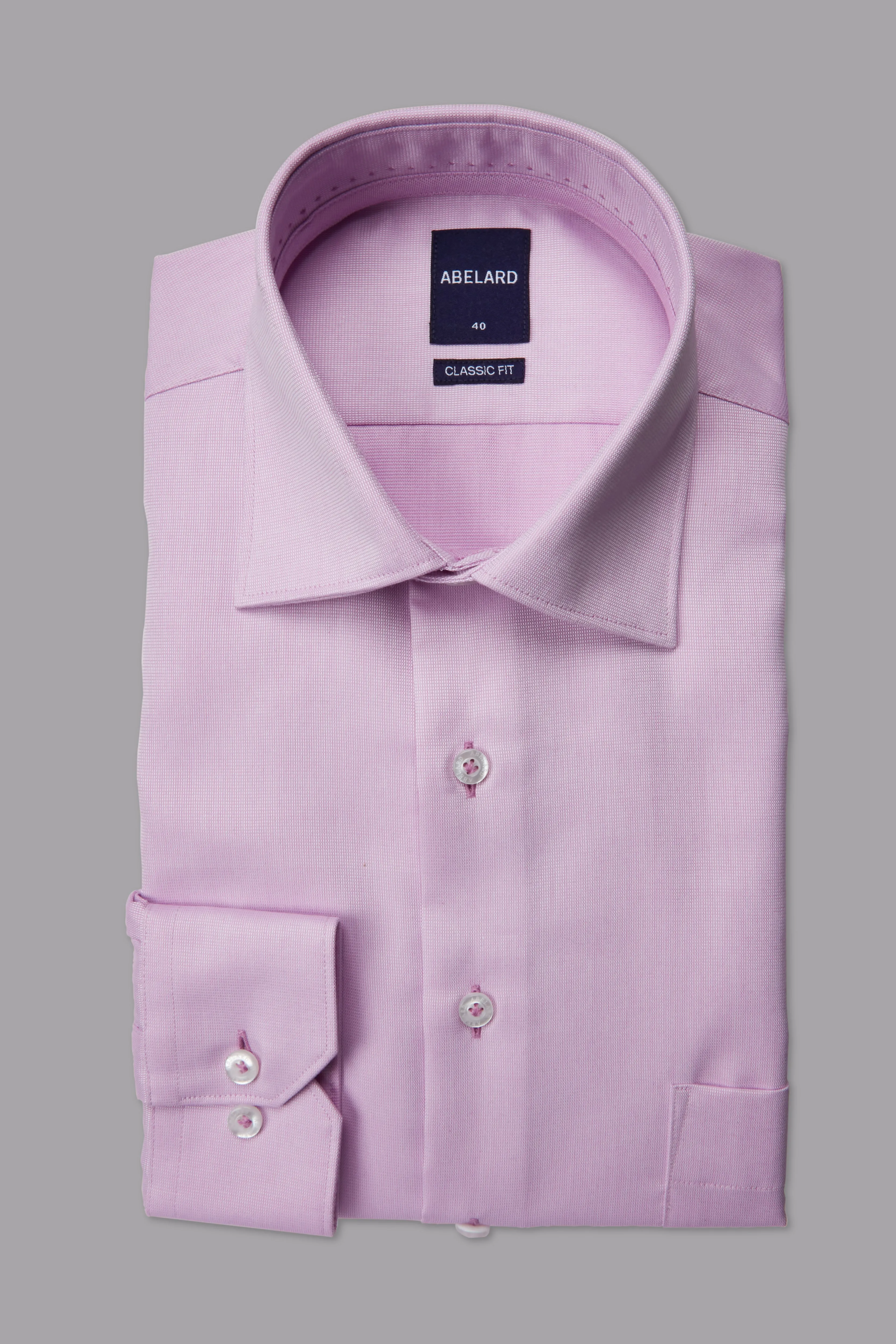 Long Sleeve Business Shirt - Pink