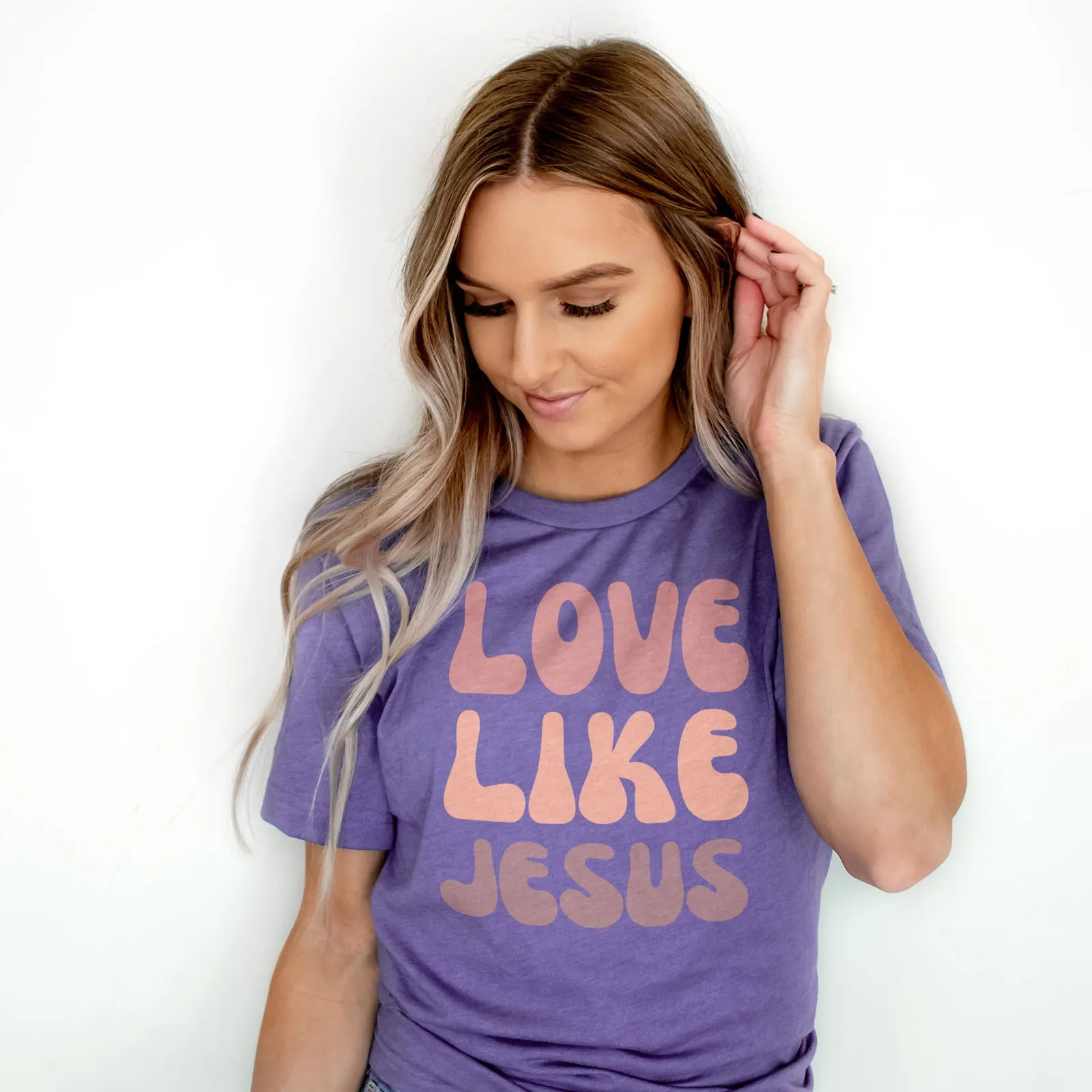 Love Like Jesus Groovy Tee