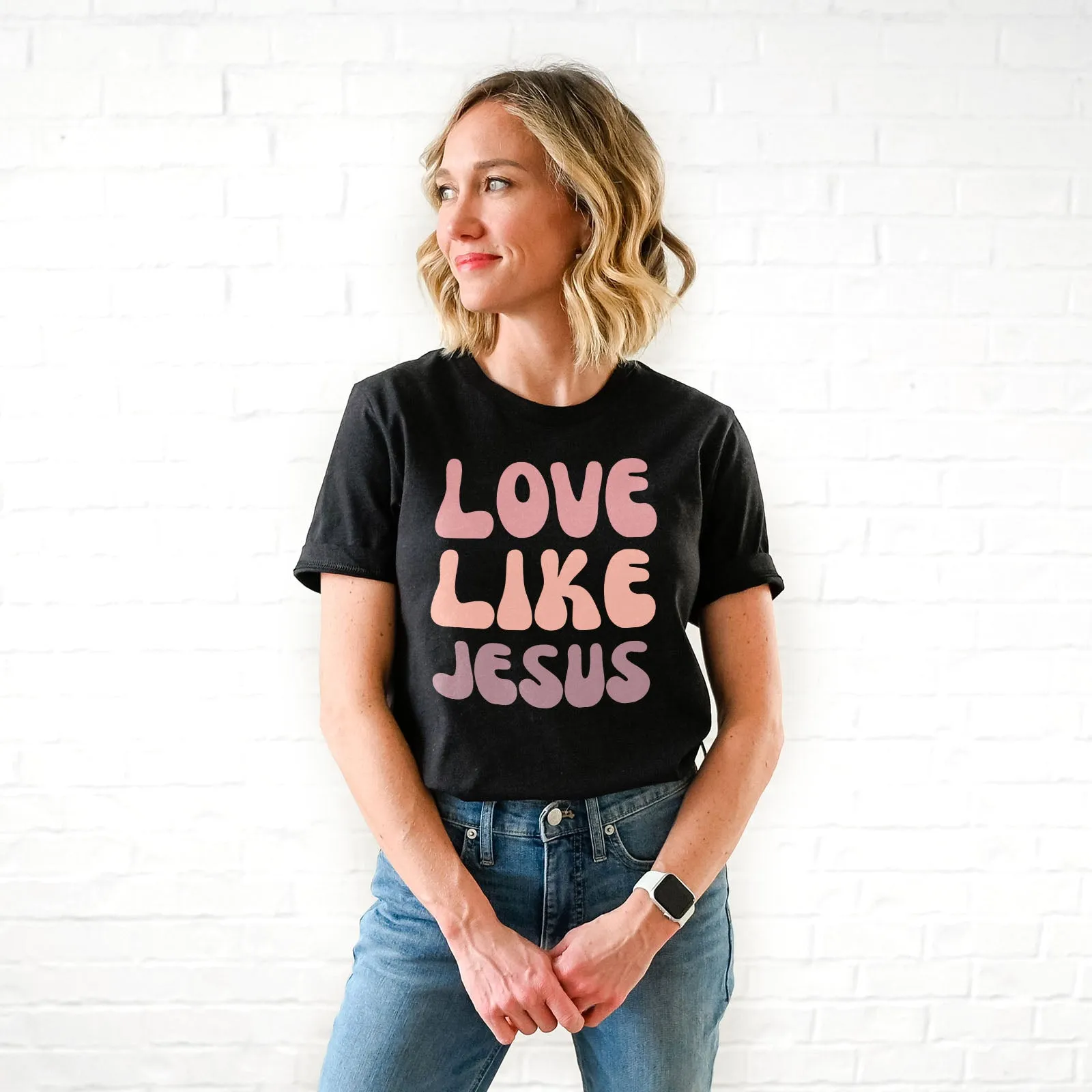 Love Like Jesus Groovy Tee