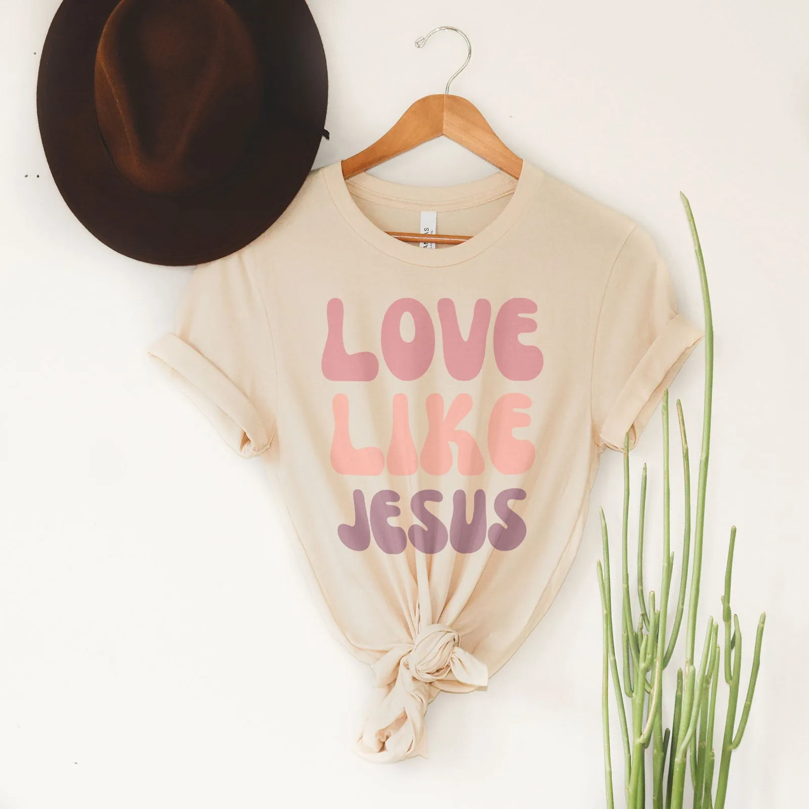 Love Like Jesus Groovy Tee